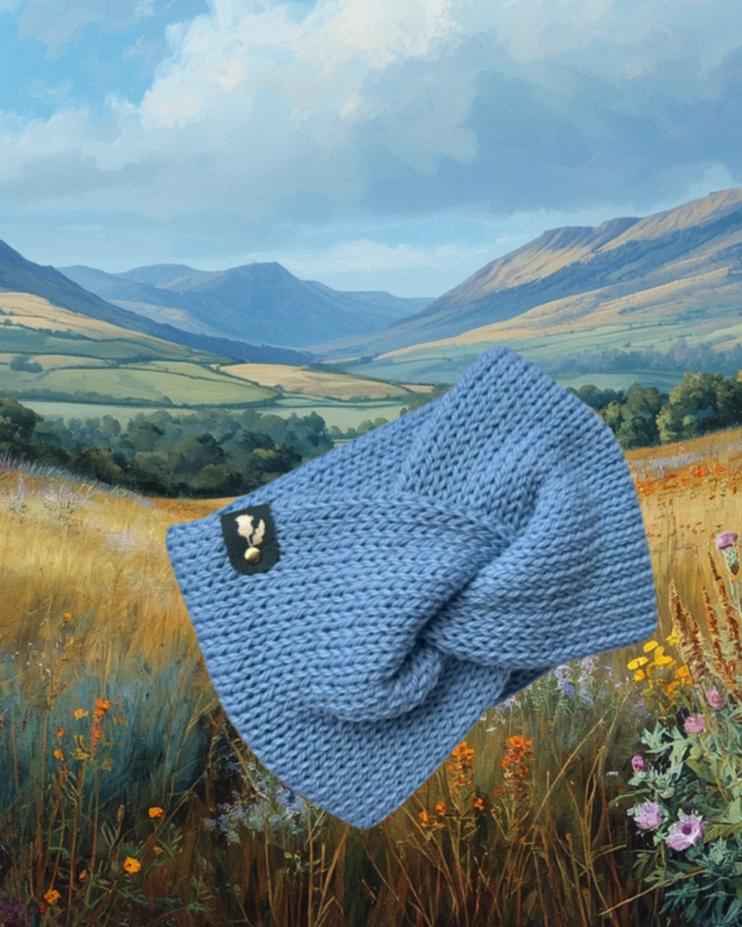 ‘Harebell Ear Warmer’