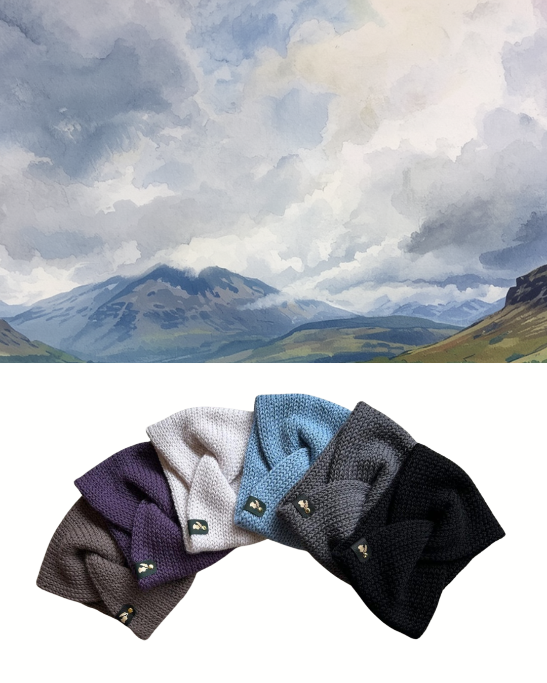 ‘Harebell Ear Warmer’