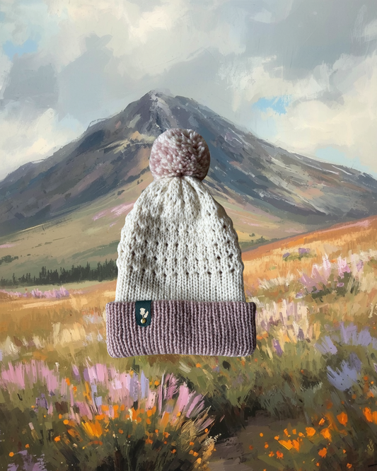 “Highland Heather” woollen hat